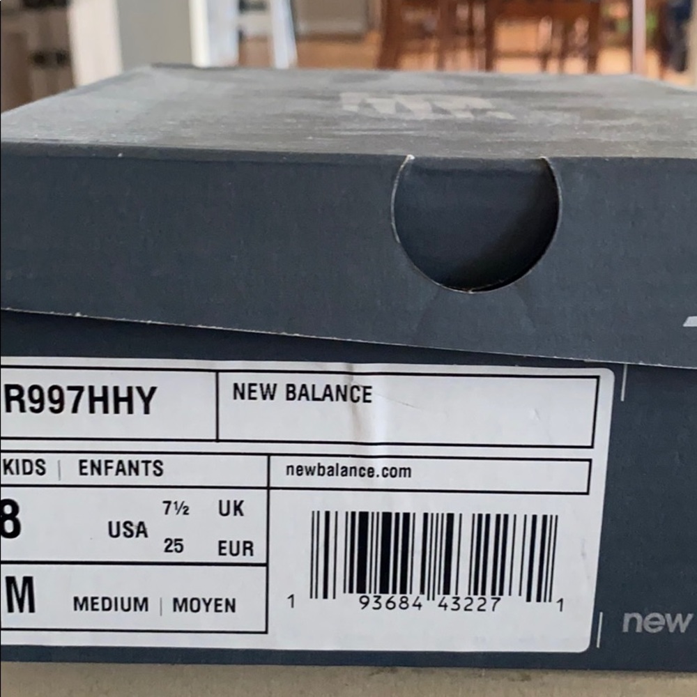 New balance toddler size 8